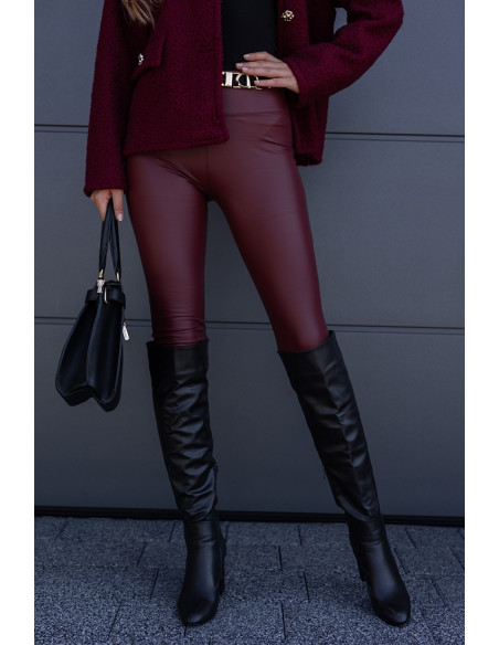 Leginsy Eko Skay Burgund