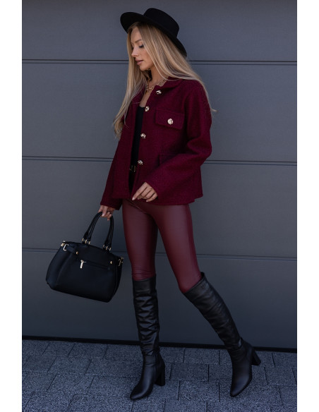 Leginsy Eko Skay Burgund