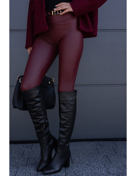 Leginsy Eko Skay Burgund