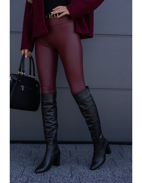 Leginsy Eko Skay Burgund