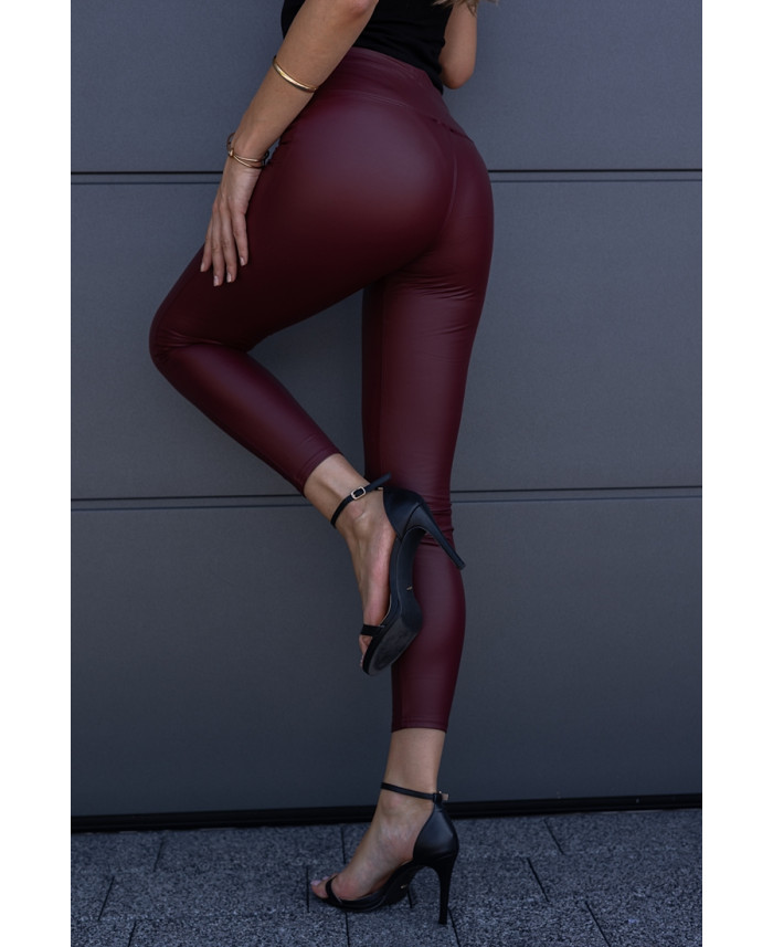 Leginsy Eko Skay Burgund