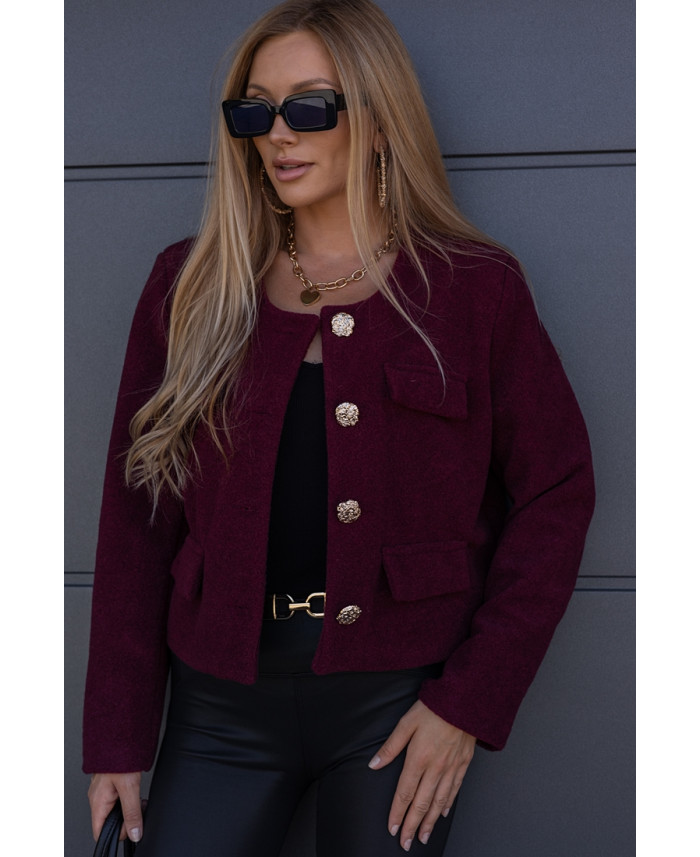 Kurtka More Mia Bordowa