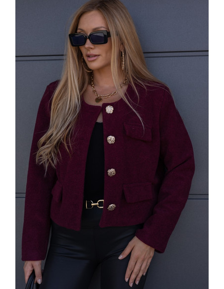 Kurtka More Mia Bordowa