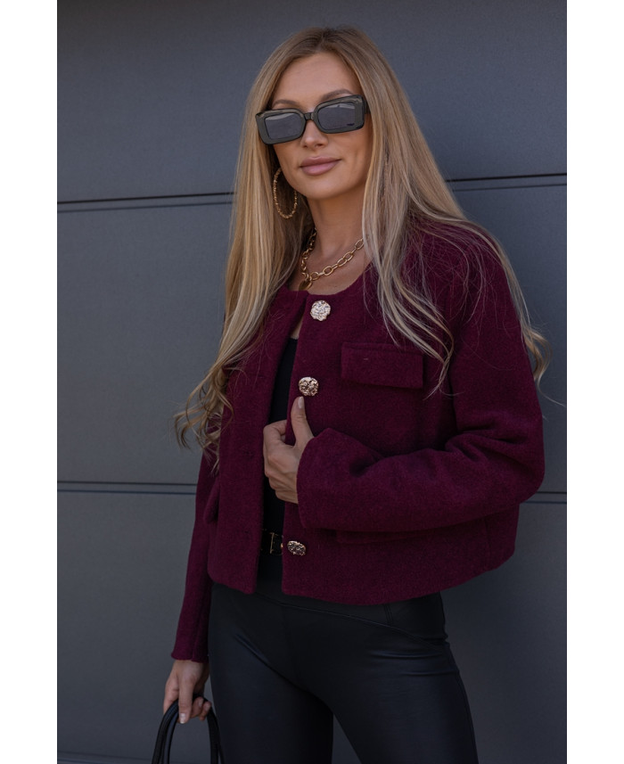 Kurtka More Mia Bordowa