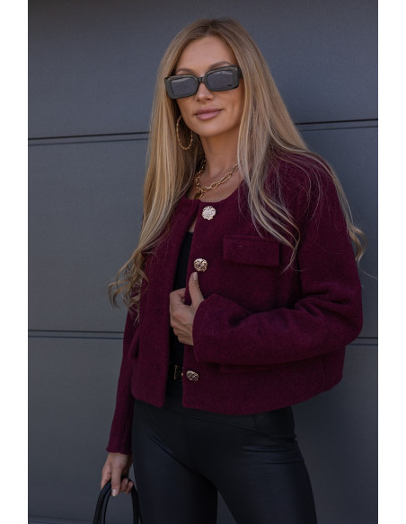 Kurtka More Mia Bordowa