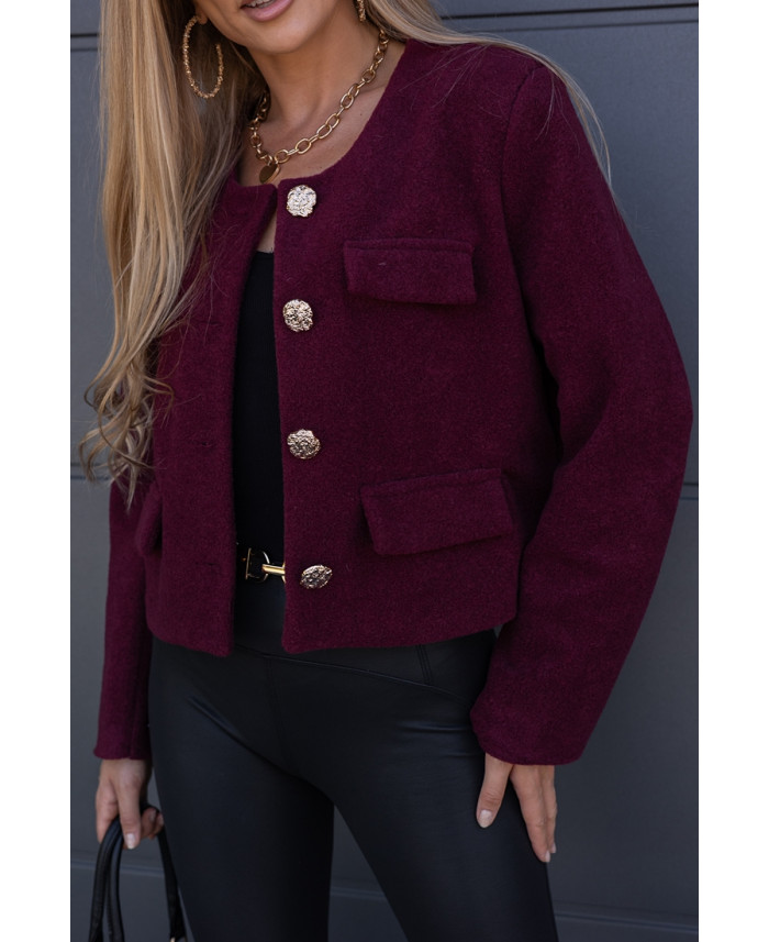 Kurtka More Mia Bordowa