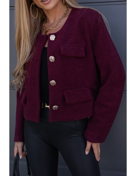 Kurtka More Mia Bordowa