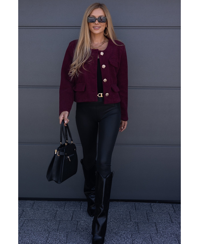 Kurtka More Mia Bordowa