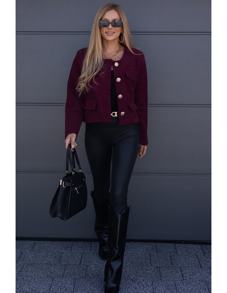 Kurtka More Mia Bordowa