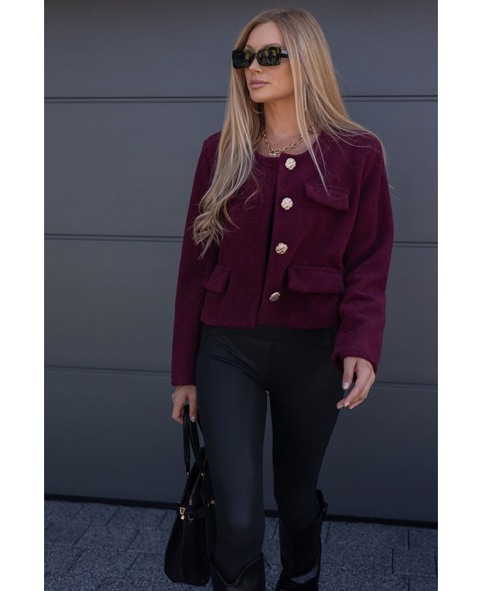 Kurtka More Mia Bordowa