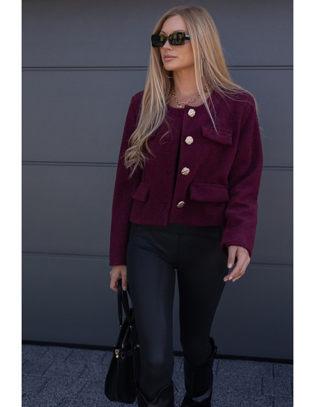 Kurtka More Mia Bordowa