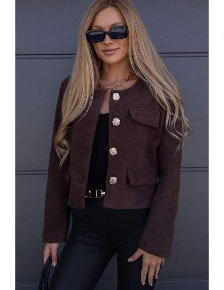 Kurtka More Mia Brązowa