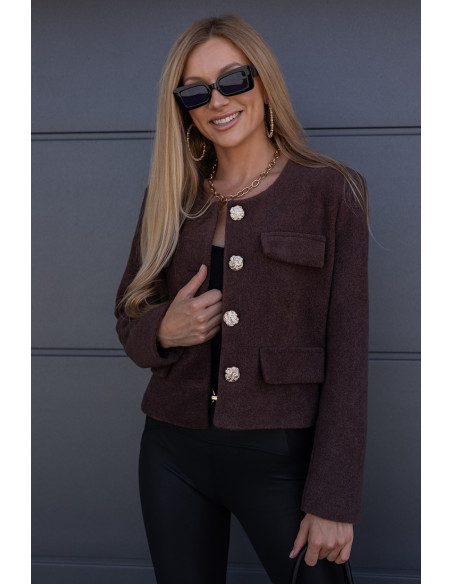 Kurtka More Mia Brązowa