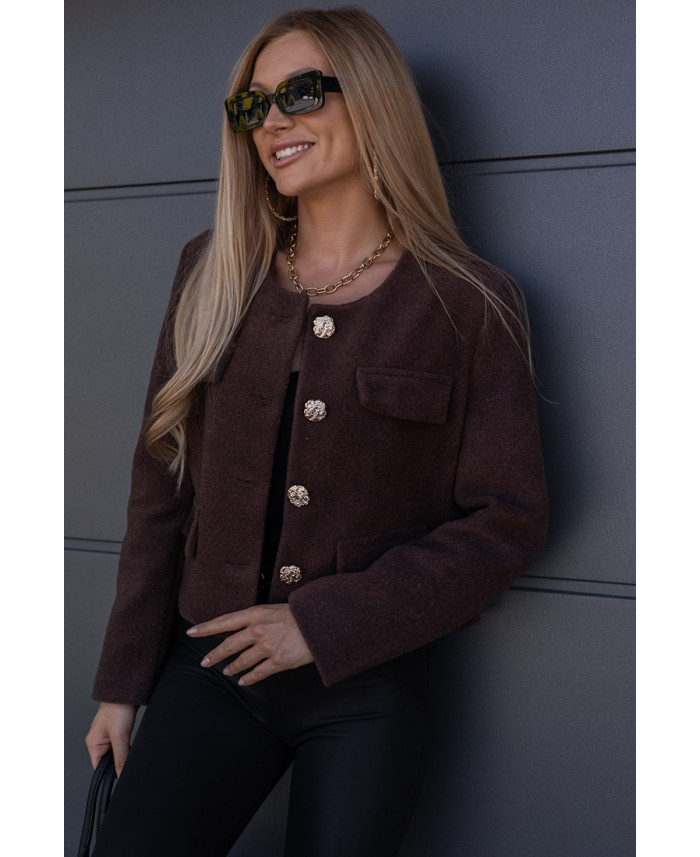 Kurtka More Mia Brązowa