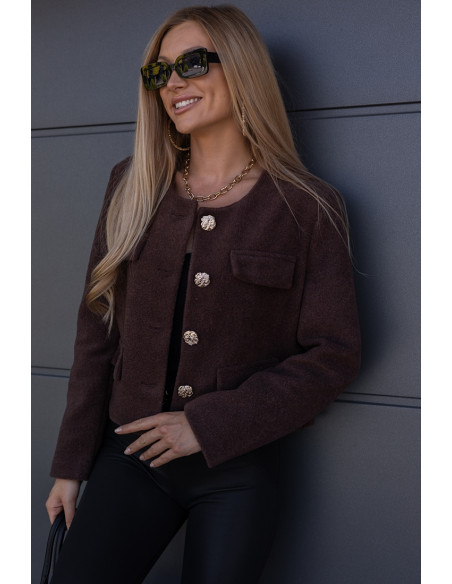 Kurtka More Mia Brązowa