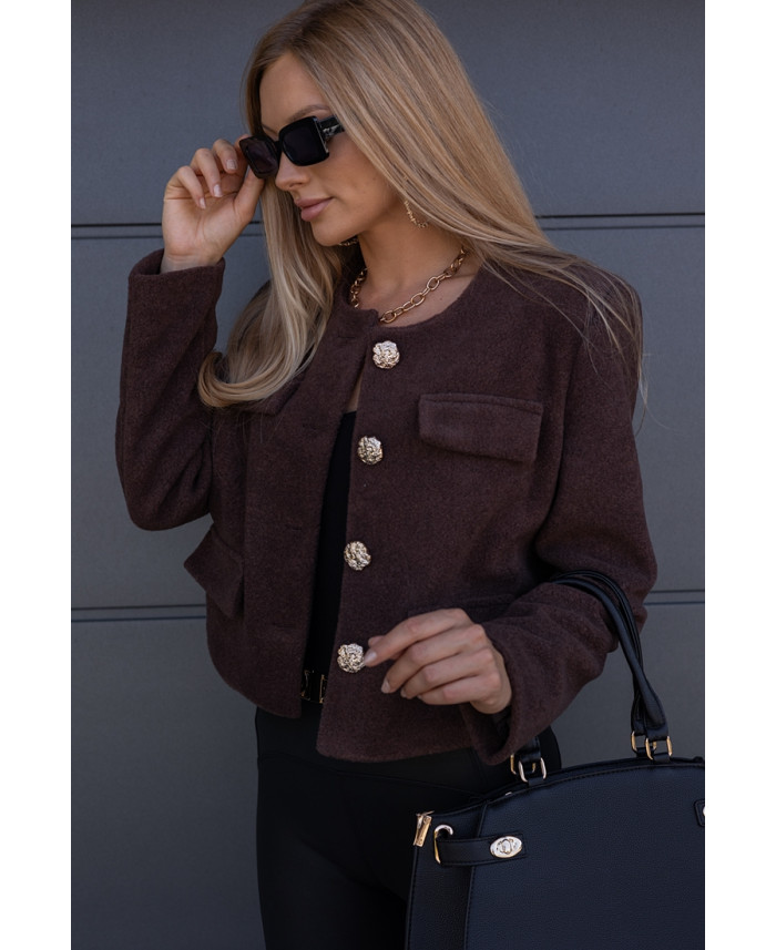 Kurtka More Mia Brązowa