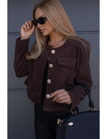 Kurtka More Mia Brązowa