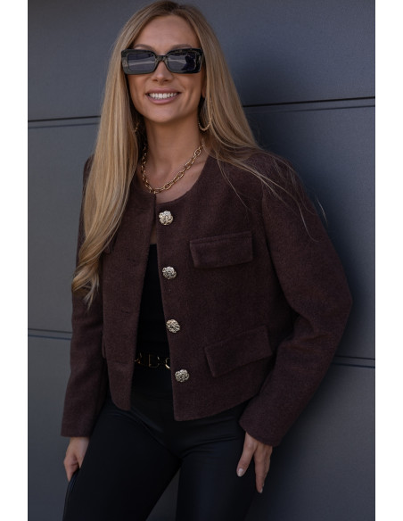 Kurtka More Mia Brązowa