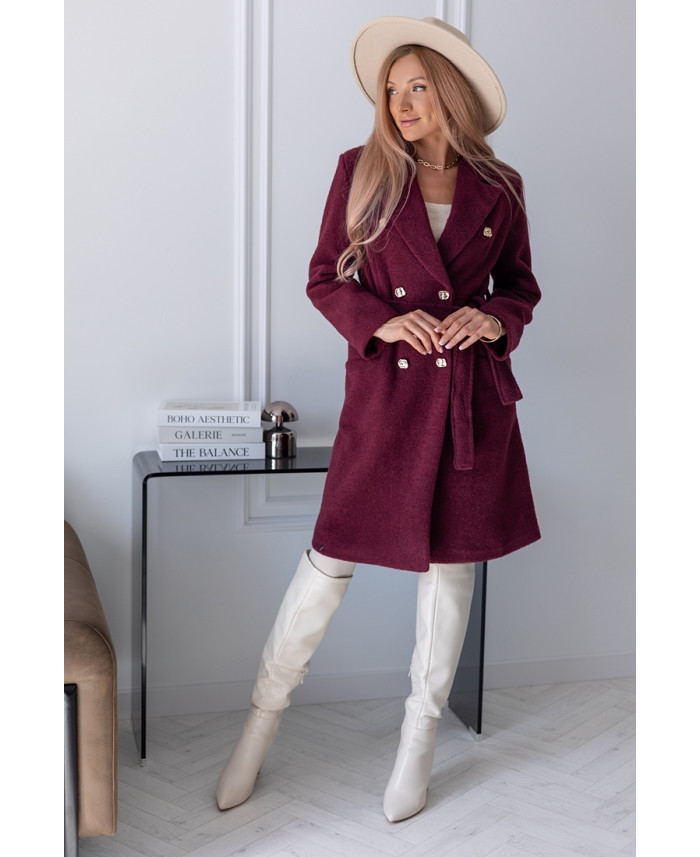 Płaszcz Lovely Bordowy