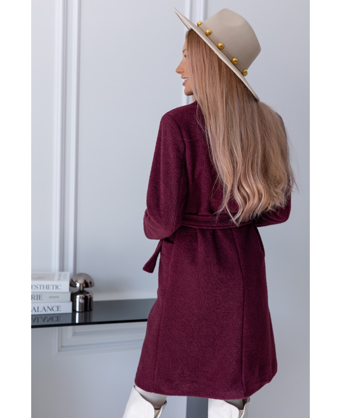 Płaszcz Lovely Bordowy