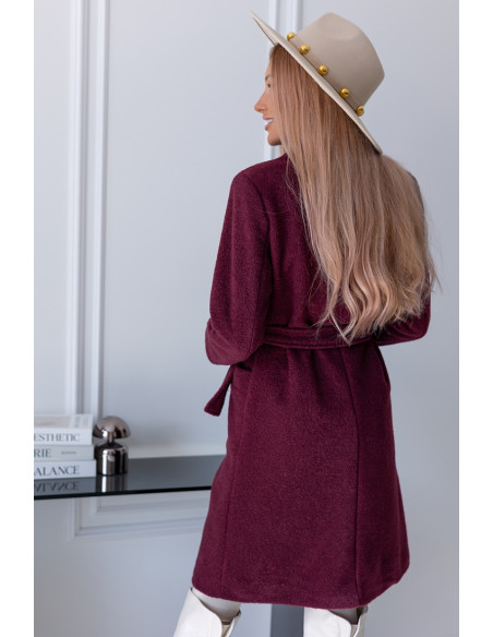 Płaszcz Lovely Bordowy