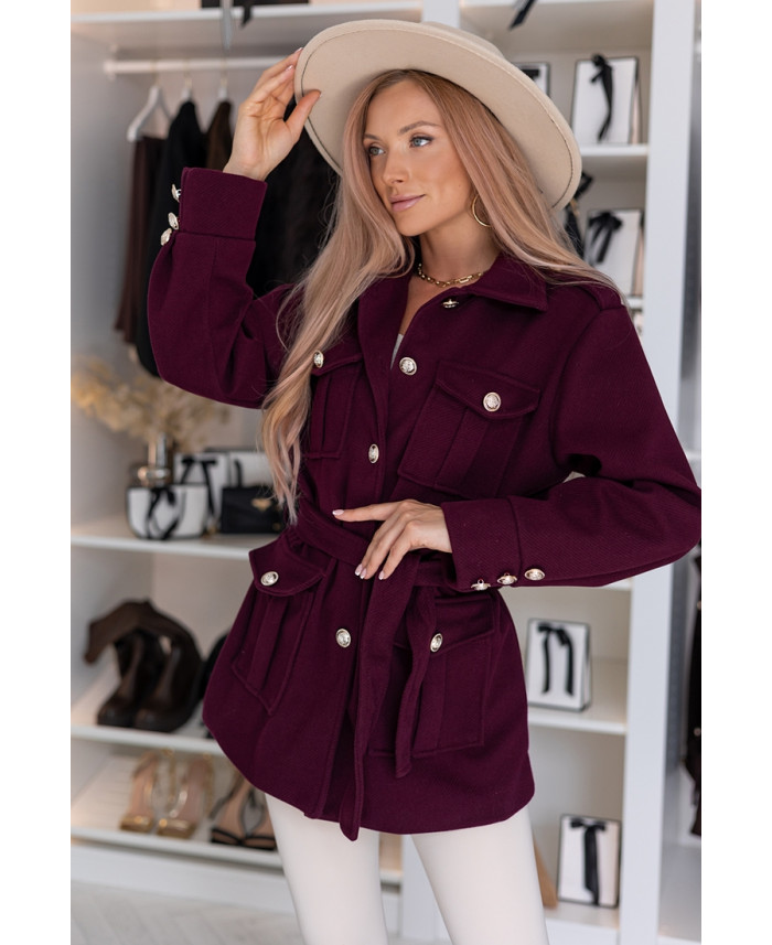 Kurtka Norma Bordowa