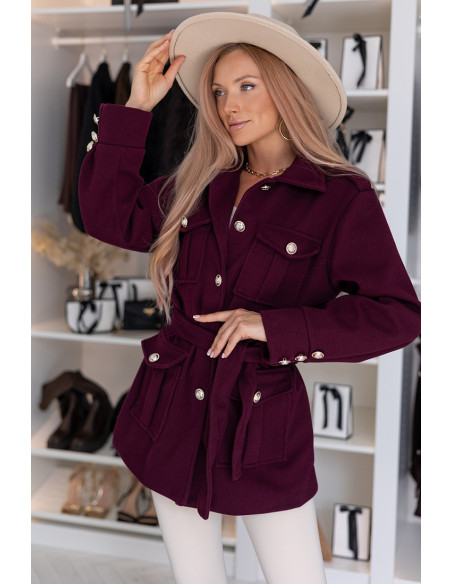 Kurtka Norma Bordowa