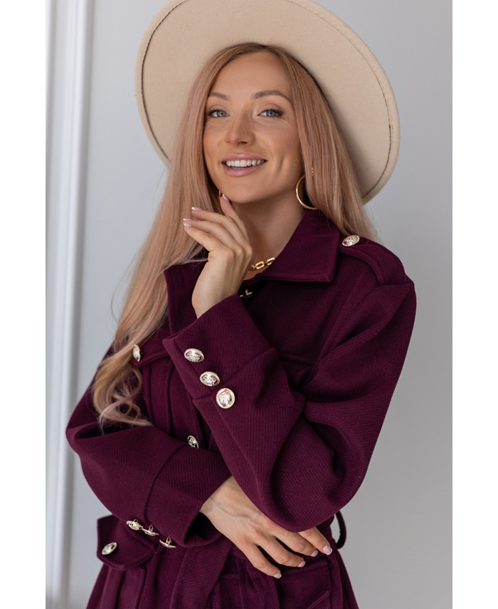 Kurtka Norma Bordowa