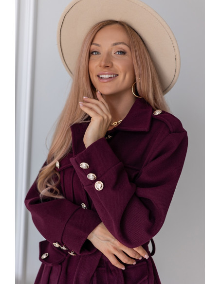 Kurtka Norma Bordowa