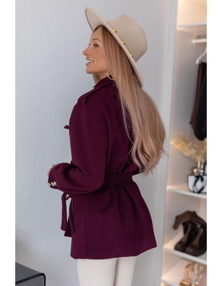 Kurtka Norma Bordowa