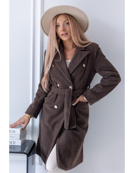 Płaszcz Lovely Brązowy