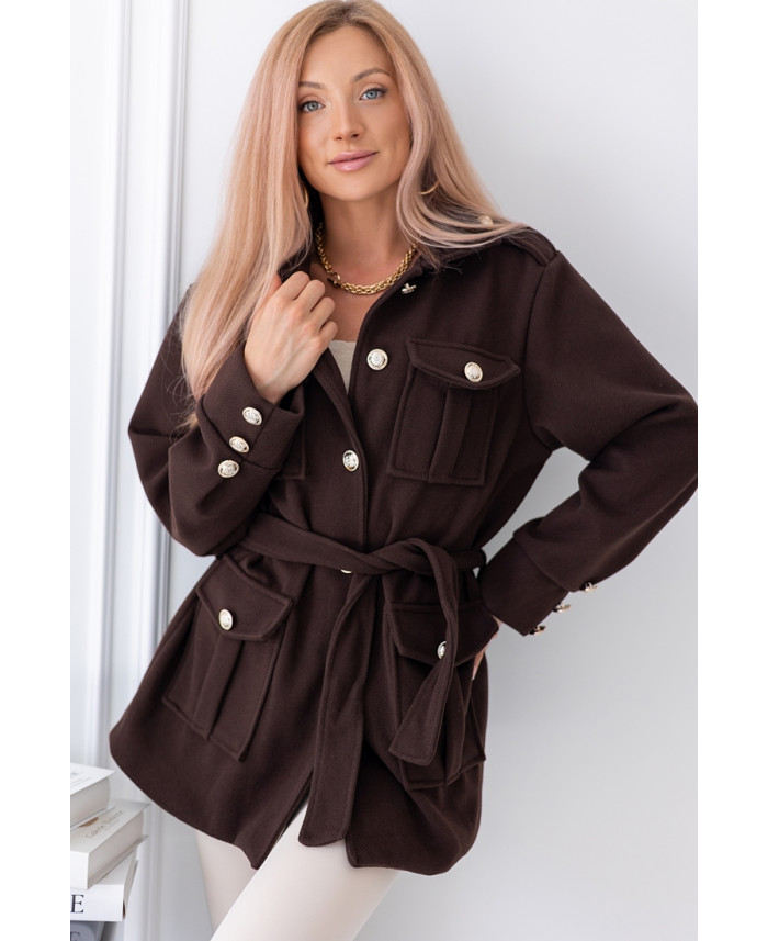 Kurtka Norma Brązowa