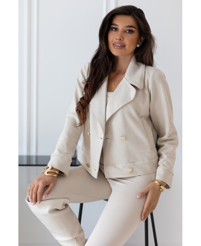 Kurtka Zamszowa Deal Jasny Beż