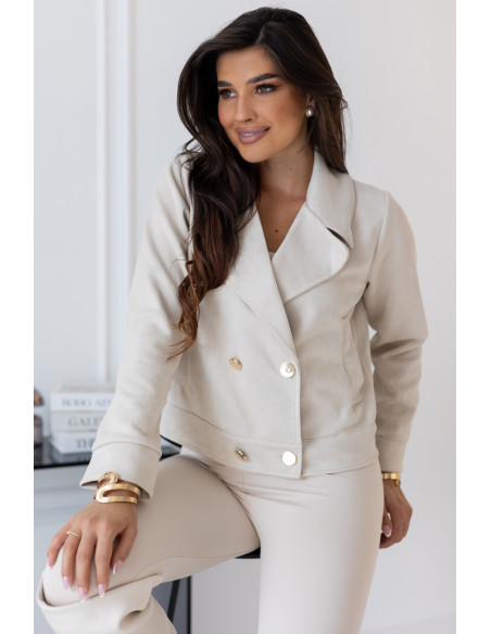 Kurtka Zamszowa Deal Jasny Beż