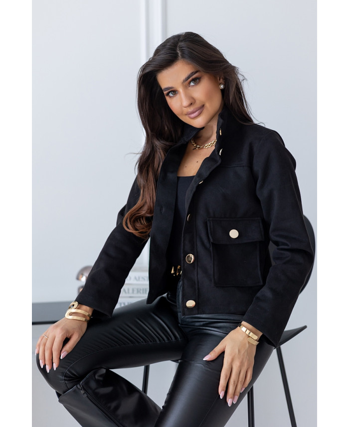 Kurtka Zamszowa Bridge Czarna