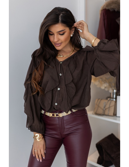 Bluzka Nobo Brązowa