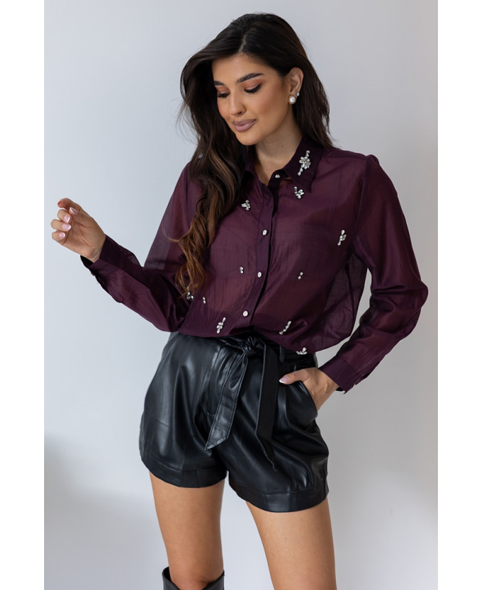 Koszula Ricca Bordowa