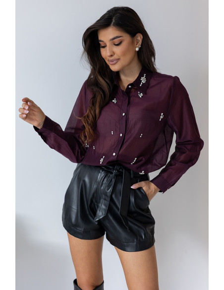 Koszula Ricca Bordowa