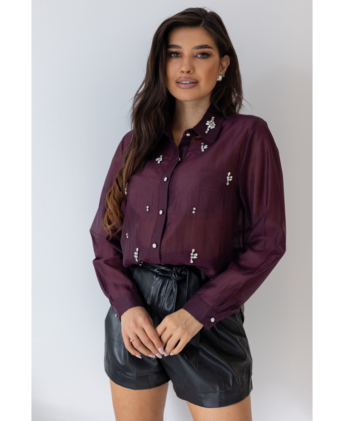 Koszula Ricca Bordowa