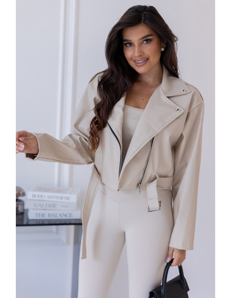 Kurtka Skay Somi Beżowa