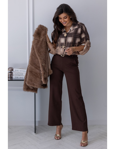 Spodnie Koma Brązowe