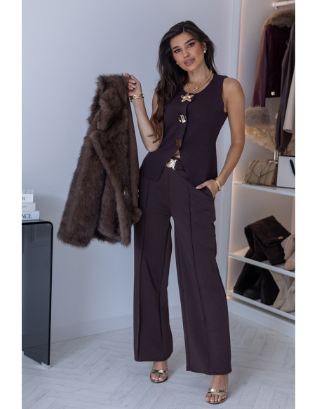 Bluzka Toffi Brązowa