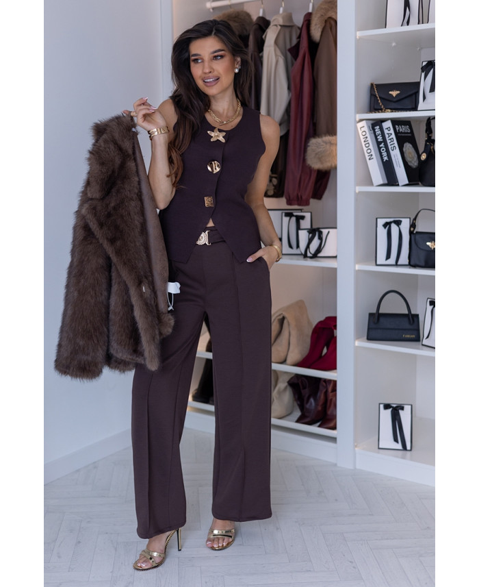 Bluzka Toffi Brązowa