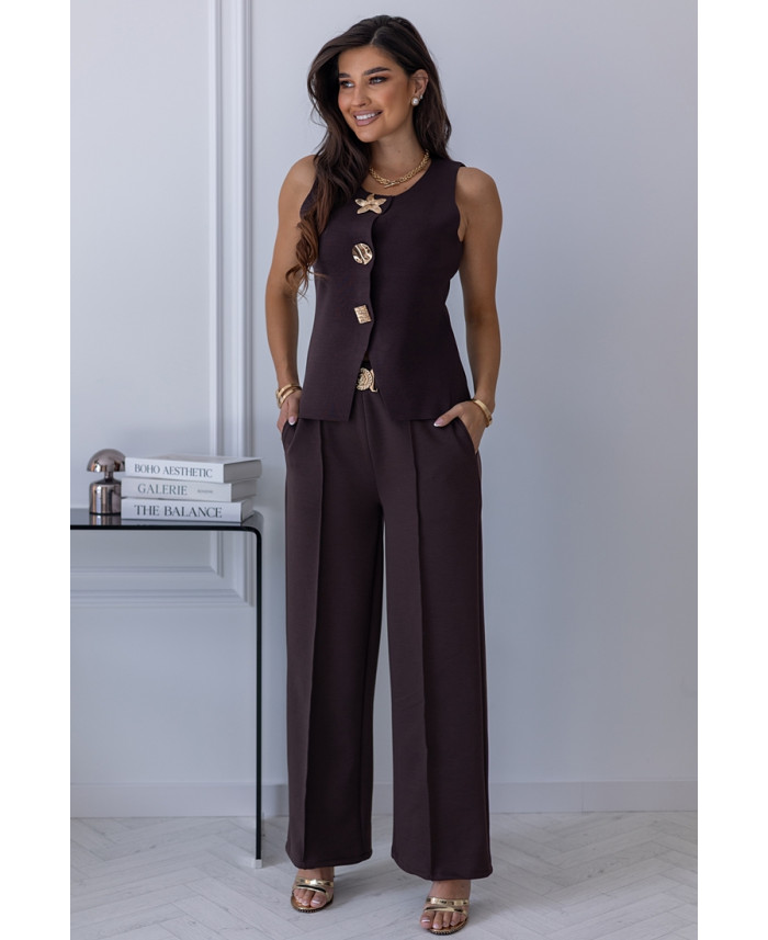 Bluzka Toffi Brązowa