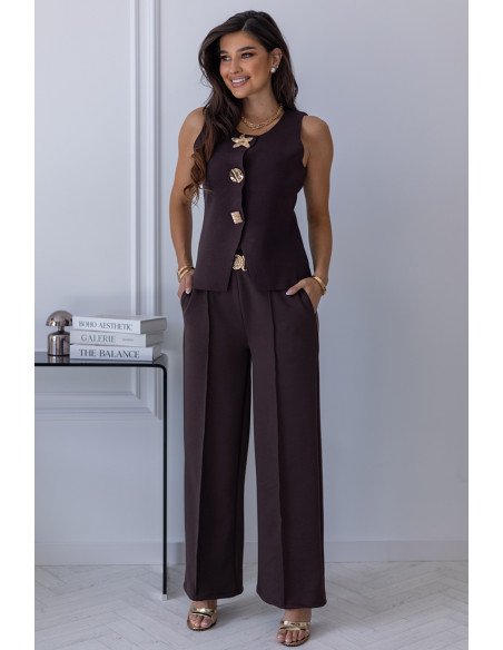 Bluzka Toffi Brązowa