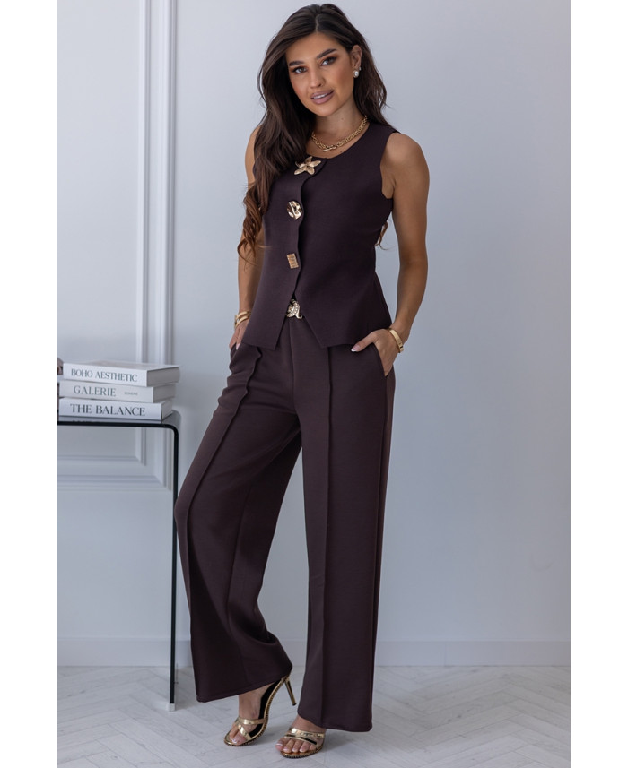 Bluzka Toffi Brązowa