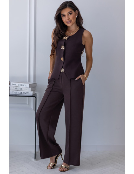 Bluzka Toffi Brązowa