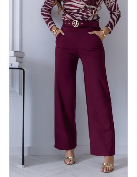Spodnie Vote Bordowe