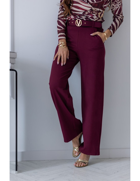 Spodnie Vote Bordowe