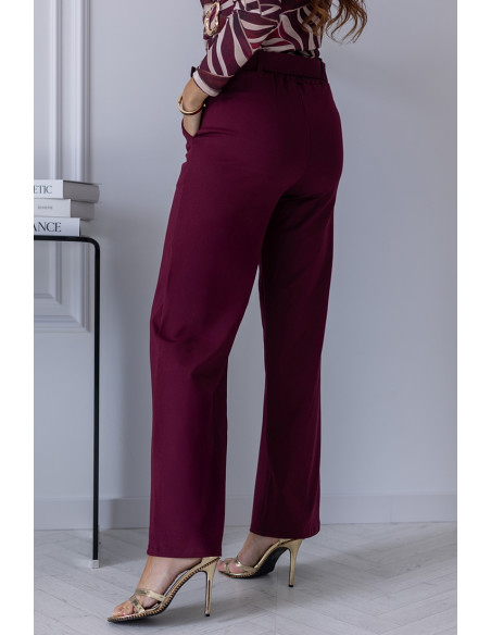 Spodnie Vote Bordowe